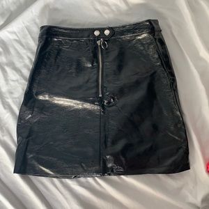 Pleather skirt
